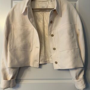 Wilfred Cream Utility Jacket Cropped Modern